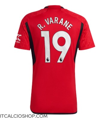 Manchester United Raphael Varane #19 Prima Maglia 2023-24 Manica Corta